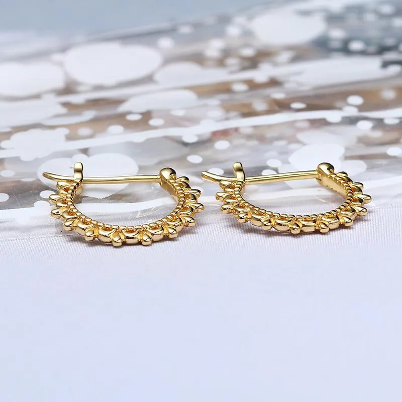 Hoop Earrings & Huggie Jewelry Anti-allergy Hollow Pattern Multi-combination U-shaped C- Type Ear Clip Boucle D'oreille Earings Bijoux Femme