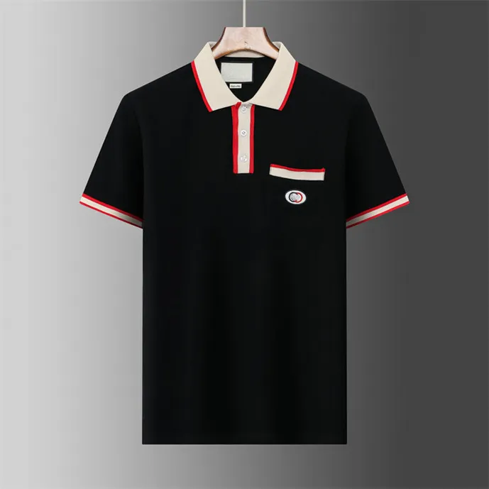 4 nowe modne londyńskie England koszulki Polos Projektanci Polo koszulki High Street Hafdery drukarskie T Shirt Men Summer Cotton Casual T-shirts #1047