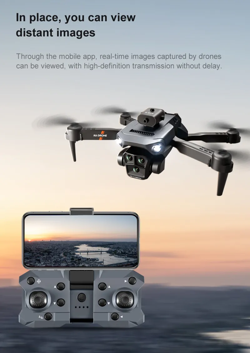 XKJ K6 Max Camera Drone Flight Test Review 