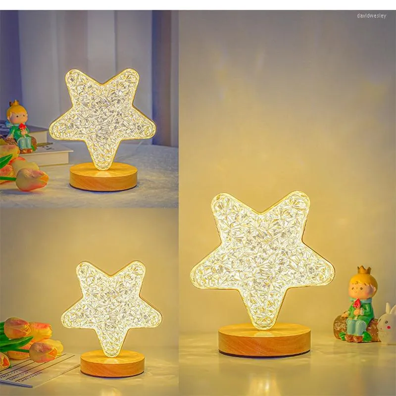 Lampade Da Tavolo Lampada Da Notte Decorativa Da Comodino A LED Regalo  Bambini Da 26,93 €