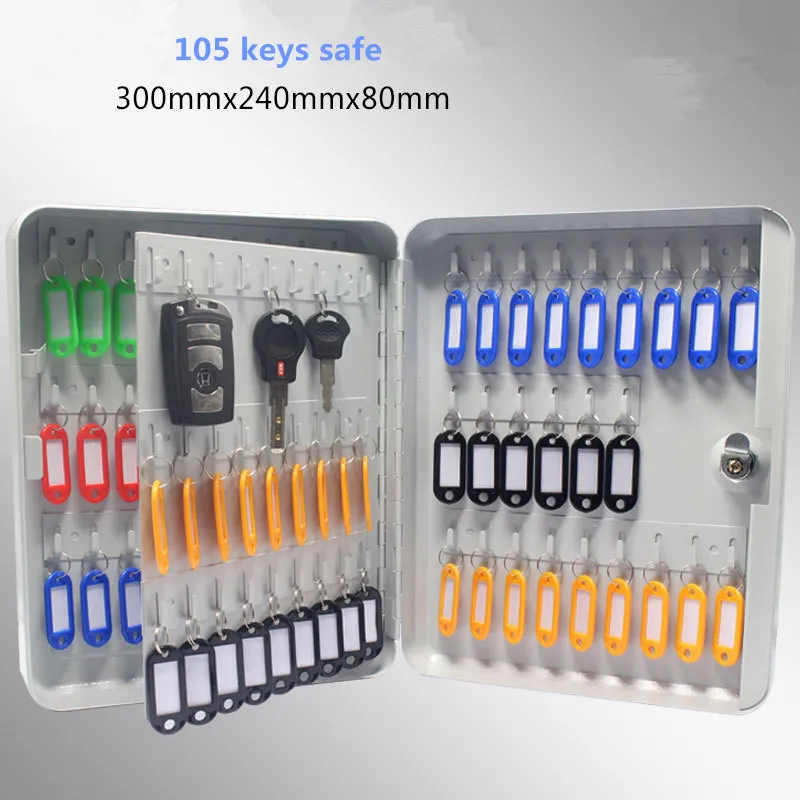 DHgate.com:Aluminum Alloy Key Cabinet Wall Mounted Security Management ...