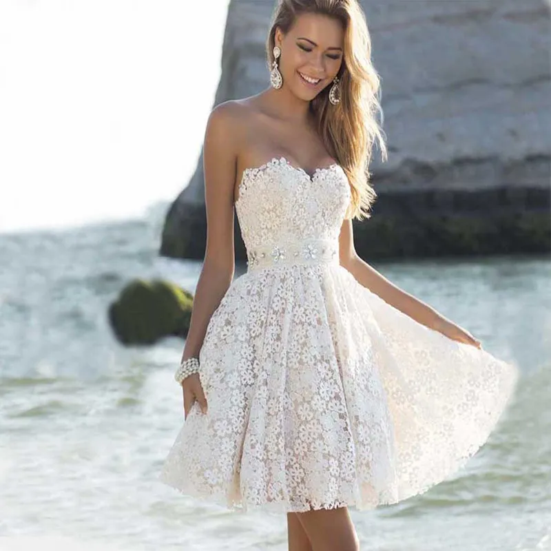 Lace Sleeveless Wrapped Chest Evening Dress Lace Sleeveless Wrapped Chest Evening Dress