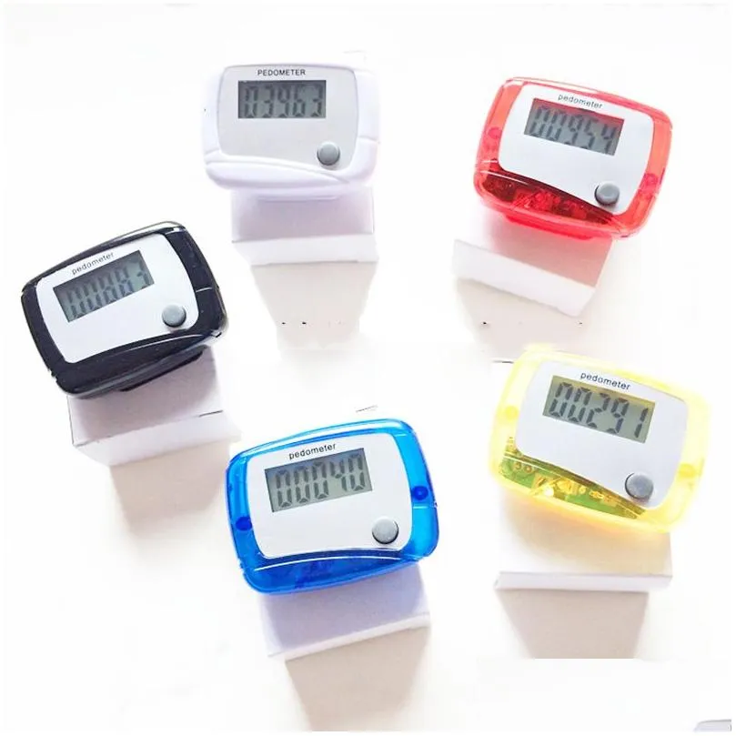 Party Favor Pocket LCD Pedometr Mini Sports Krok Drop dostawa Home Garden Extive Supplies Event Dhrt1