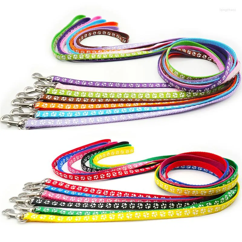 Dog Collars Training Leashes 1.2M Durbable Pet Supplies Walking Jogging Traction Long Rope Lead Chain For Dogs Cat