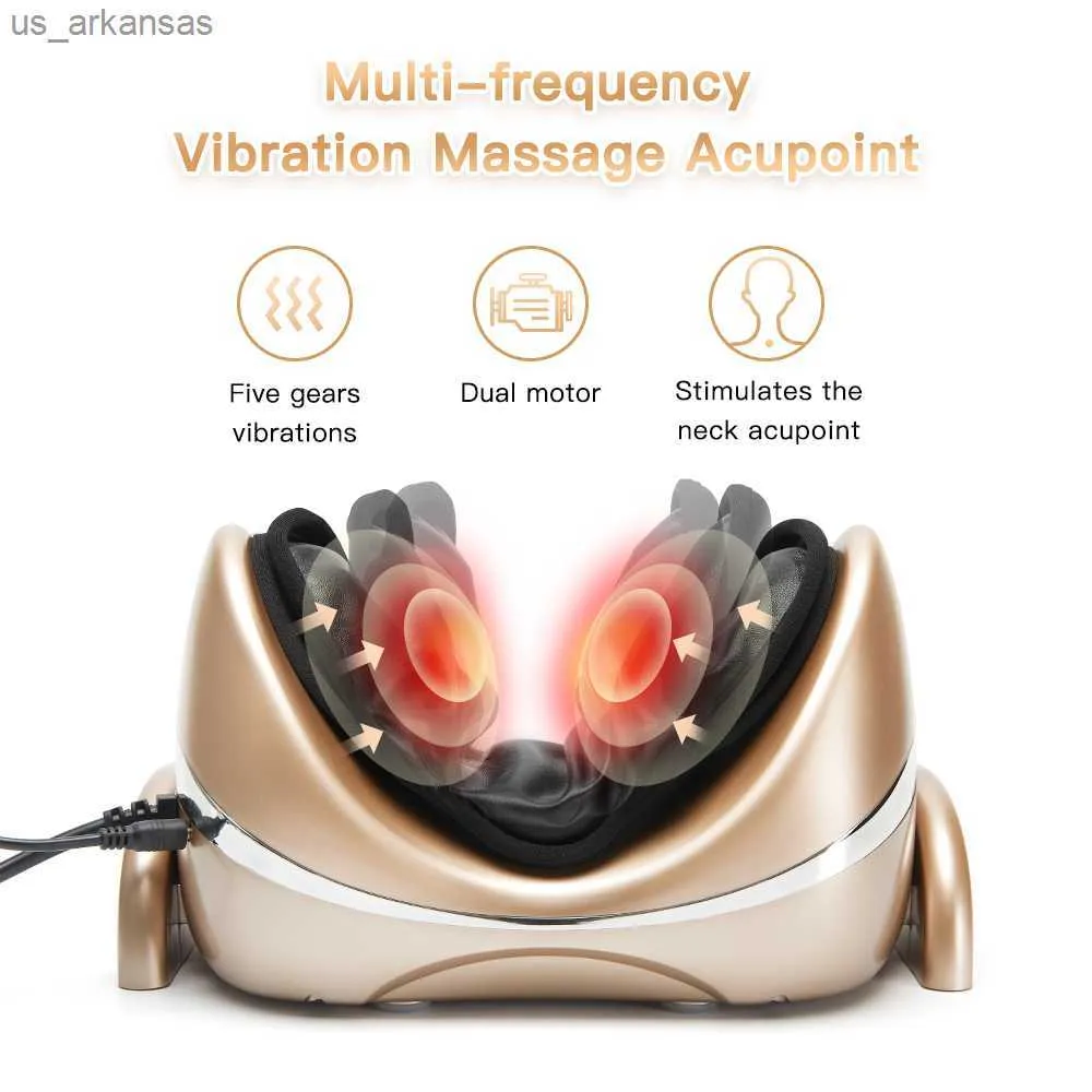 Air Compression Kneading Neck Massage Pillow Cervical Chiropractic
