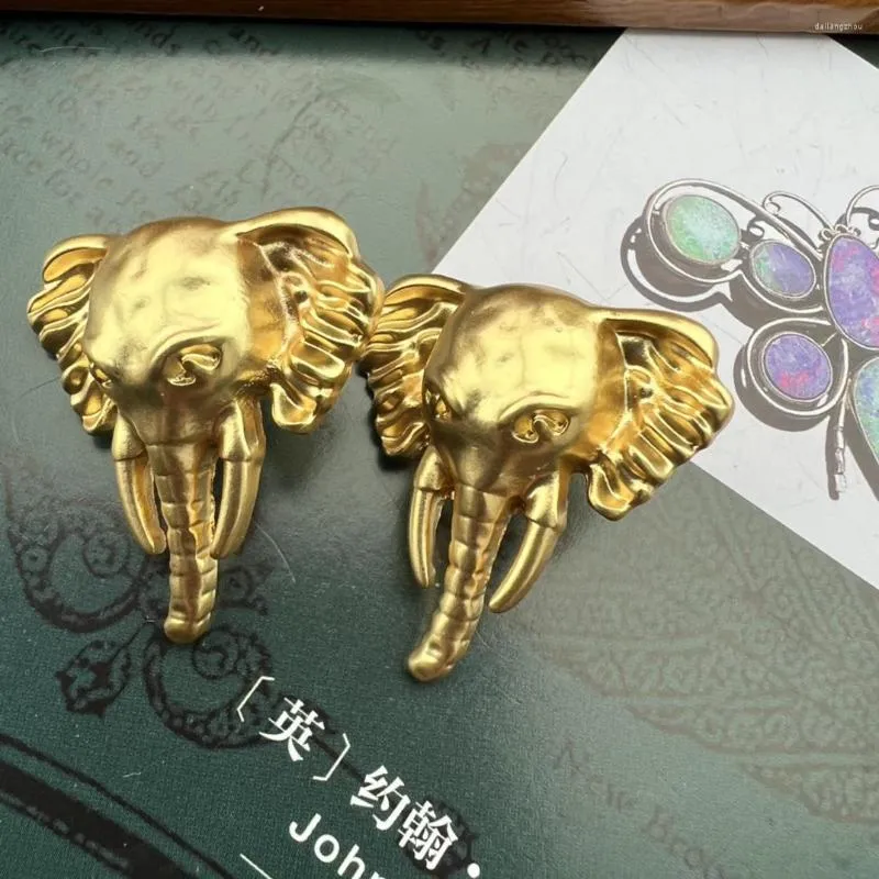 Stud Earrings Vintage Minimalist Fashionable And Versatile Elephant