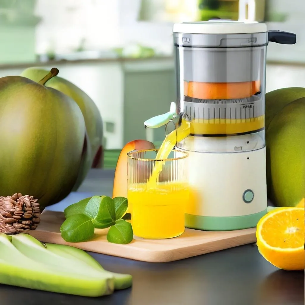 Fruits Légumes Outils Chargable Mini Blender Smoothie Portable Sans Fil Orange Squeezer Mélangeur Multifonctionnel Machine Citrus Juicer Appareil Ménager 230522