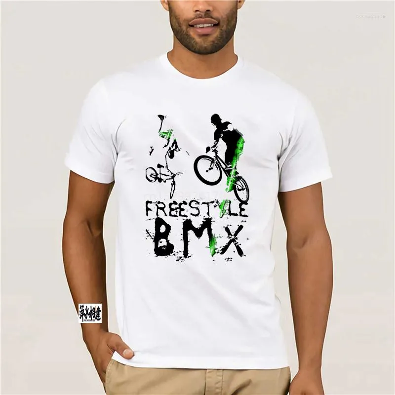 Camisetas Hombre Freestyle BMX Camiseta Blanca Top Dise o