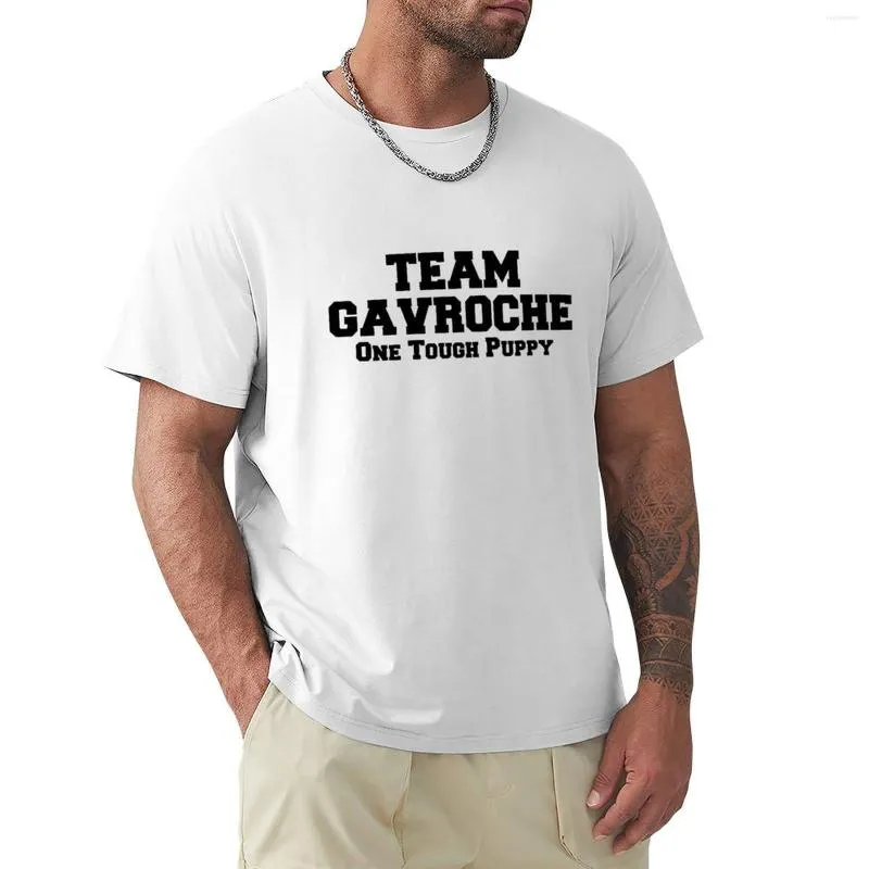 Polo da uomo Team Gavroche T-Shirt Maglietta nera Grafica Camicie vuote Manica lunga da uomo personalizzata