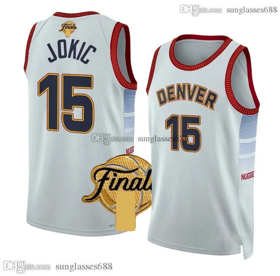 Nuggets white gold jersey discount