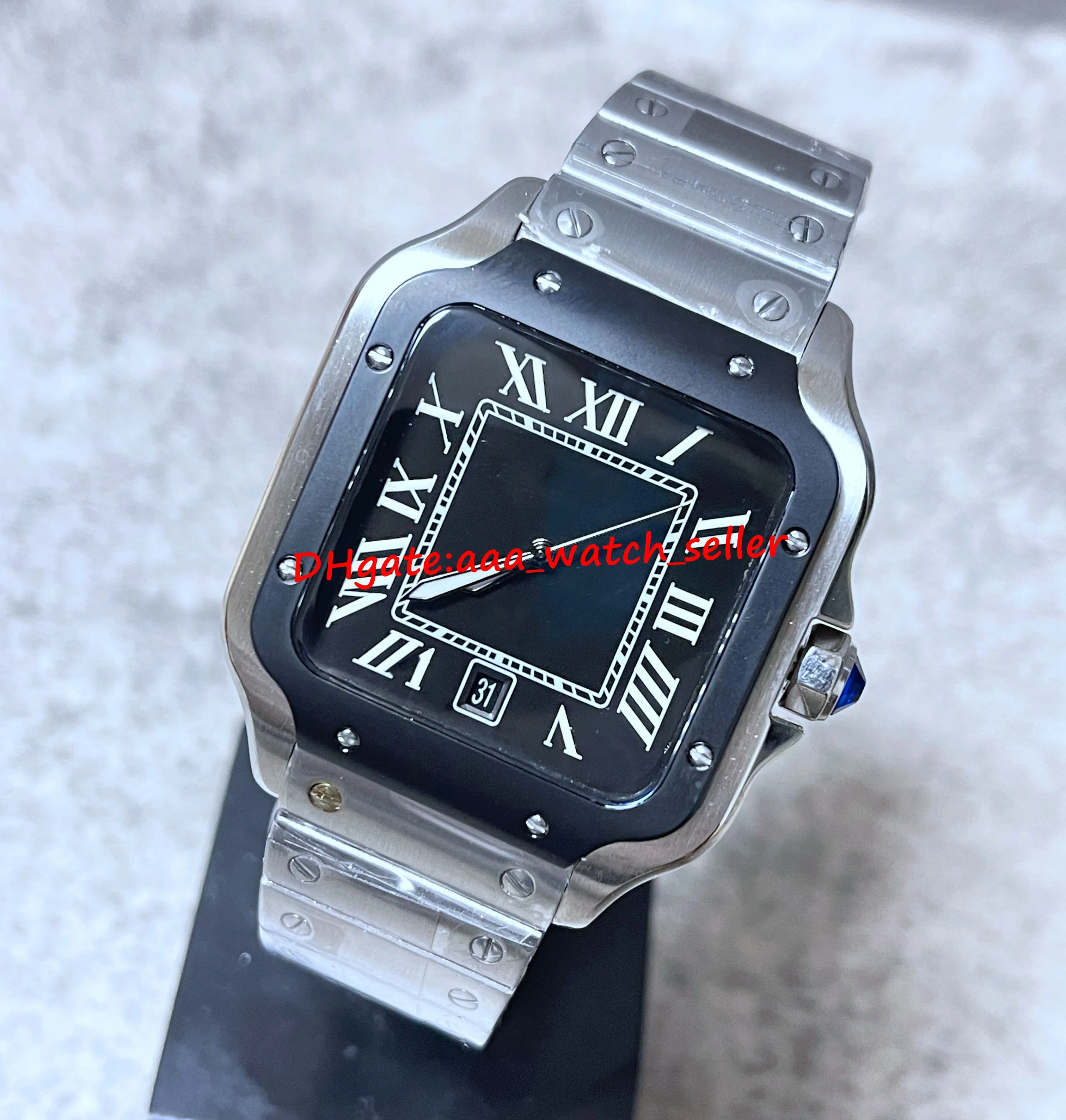 Mens square store dress watches