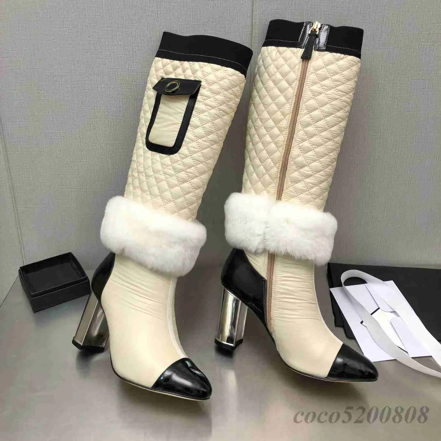 Stivali lunghi di pelle discount