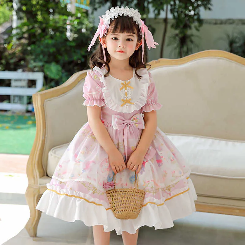 2022 Lolita Style Girls Sister Wedding Dress With Short Sleeves And Princess Style Perfect For Baby Parties Proms And Special Occasions G220523 From Sihuai04 27.72 DHgate.Com