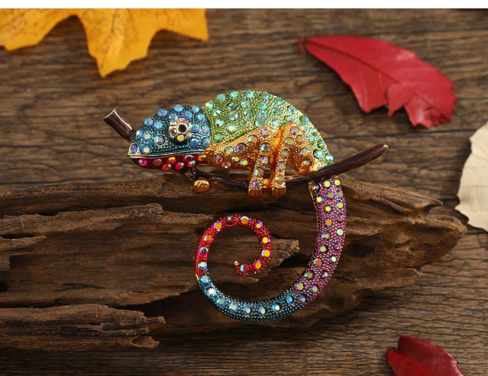 Jana Winkle Rhinestone & Enamel Fox Brooch - Sparkling Animal Brooch Pin For Women, Gift Box - View #5
