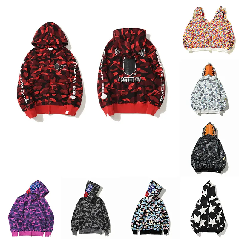 Shark Print Hooded Sweatshirts for Men Stylish Comfort for Casual Wear