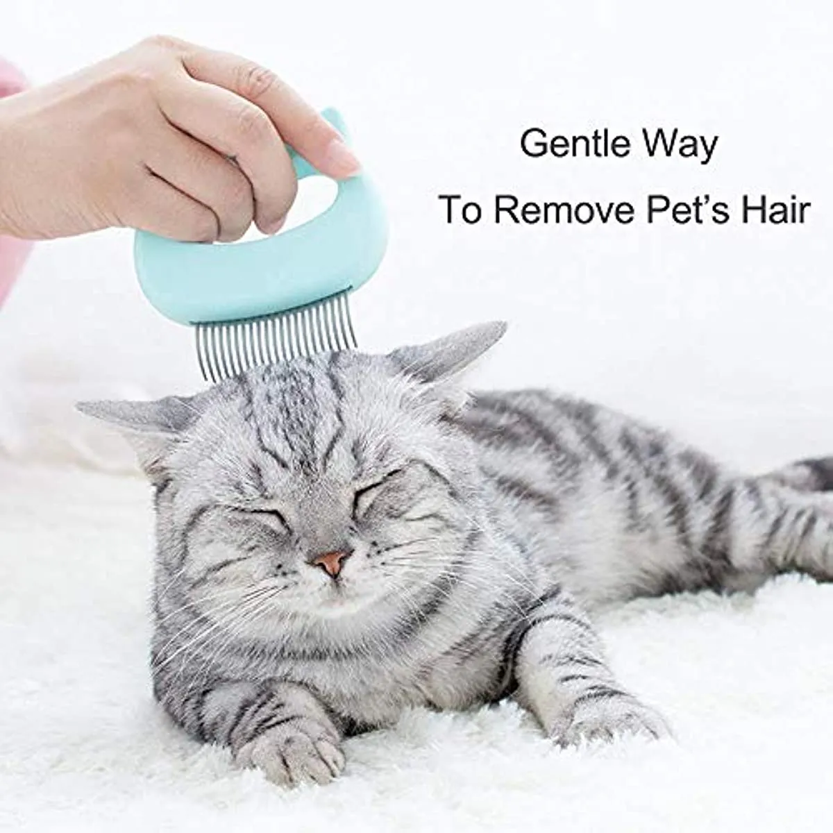 Cat Comb Pet Short Long Hair Removal Massaging Shell Comb Soft