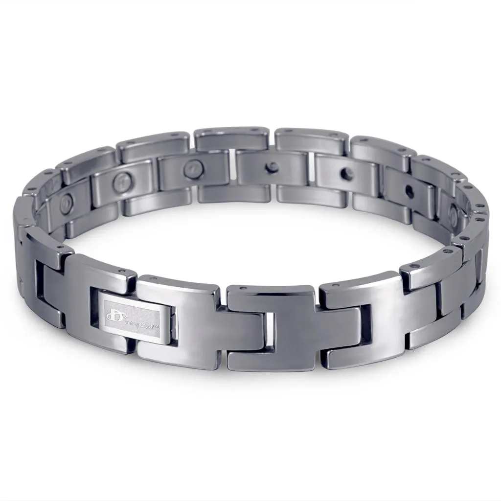 Bangle Raino Tungsten Armband för män Magnet Bio Enegry Silver Plating Health Care Armband Viking Fina smycken