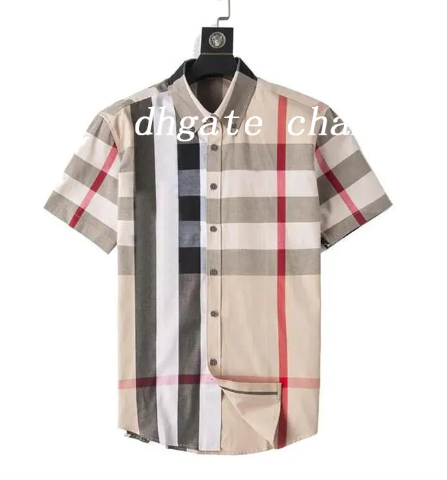 23ss Diseñador Camisa de vestir para hombre casual Camiseta de seda delgada Manga larga Ropa de negocios informal a cuadros hombres asiático Tamaño asiático M-3XL 789600261