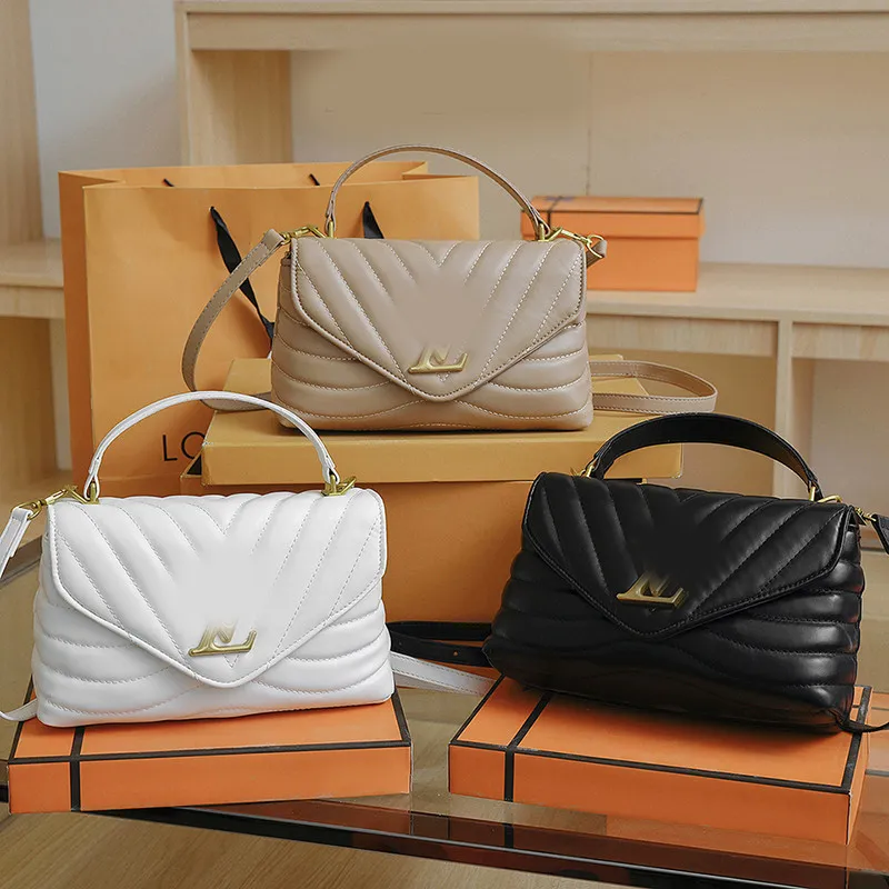 2023 Designer Soft Leather Flap Shoulder Bag Women s Crossbody Purse with Wallet Function Affordable Luxury
