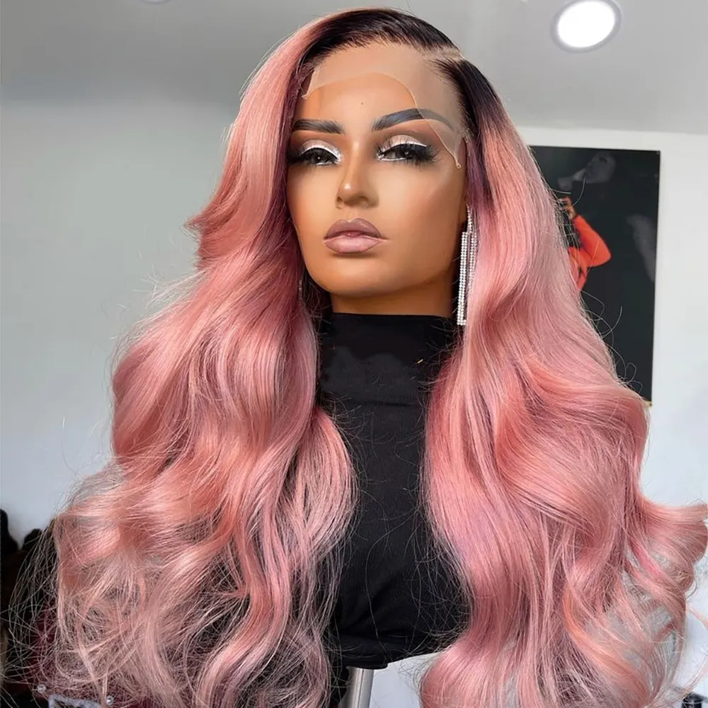 Ombre synthetic lace wig on sale