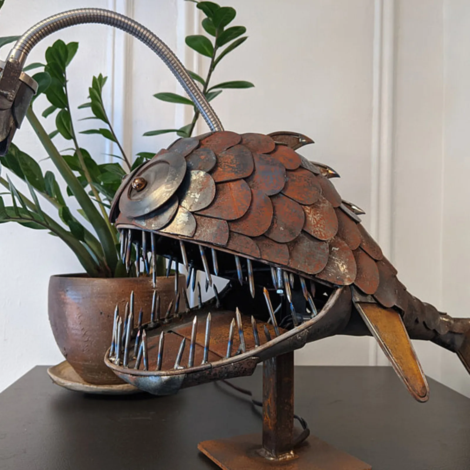 Metal fish lamp 2025