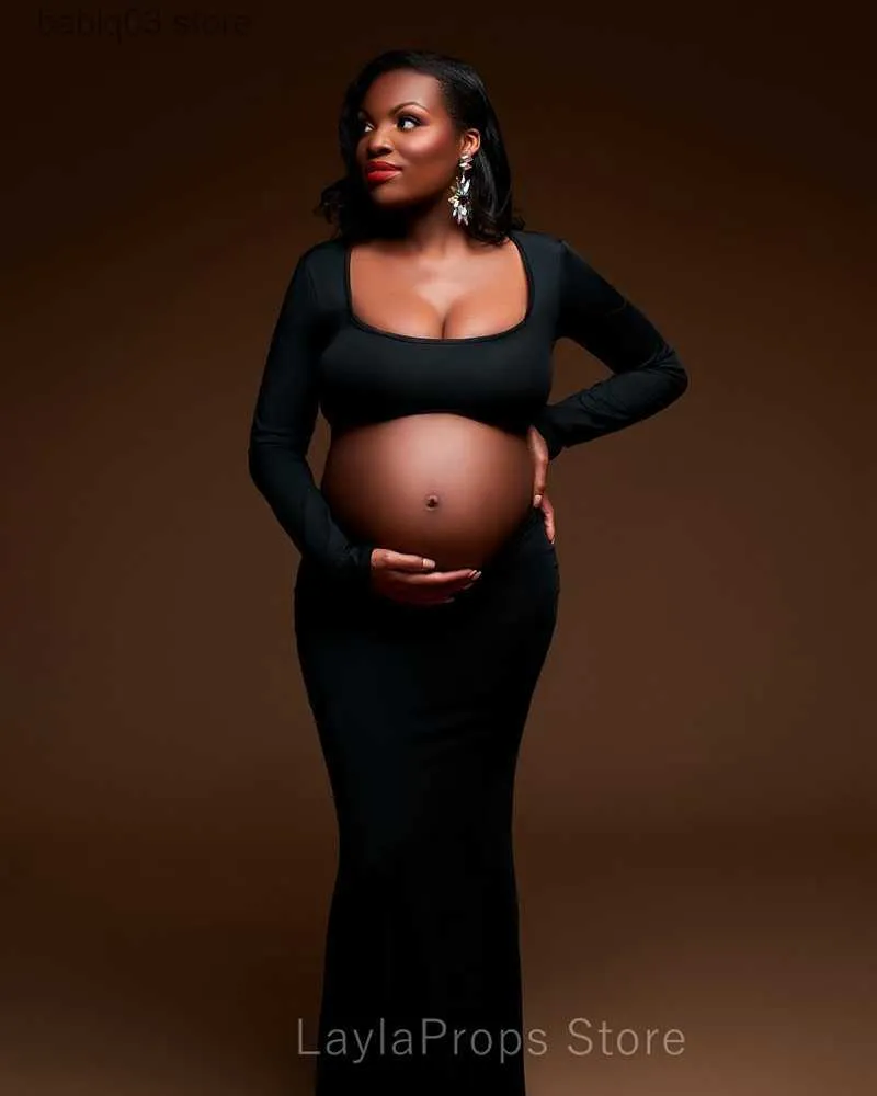Elegant Maternity Dresses With Cut Out Front And Open Back For Photo Shoots Weddings And Parties Stylish Maxi Dress For Pregnant Women From Babiq03 9.42 DHgate.Com