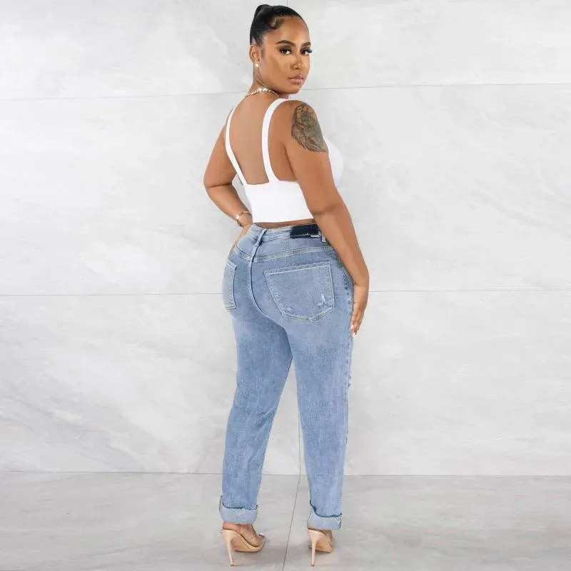Asymmetrical button best sale jeans