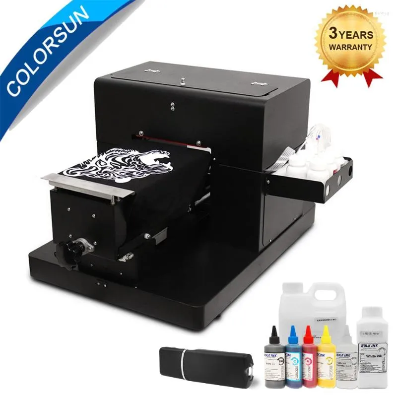 Colorsun A4 DTG-Drucker für L805 Direct To Garment Printing Machine T-Shirt-Flachbettdrucker