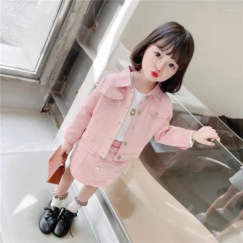 Clothing Sets Girls' Season And Autumn Solid Color Suit Toddler Girl Fall Clothes Fashion Kids Girls Halloween