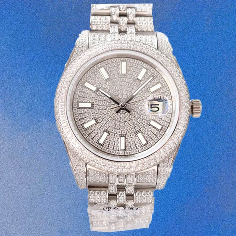 diamond Wristwatches Mens Automatic Mechanical Watches 41mm 36mm 904L Full Stainless Steel bezel waterproof Luminous Gold Boyfriend and girlfriend luxe watch