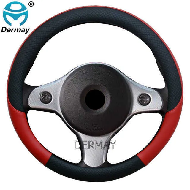 Couvre Volants 100% Dermay Brand En Cuir Car Couvercle De Volant