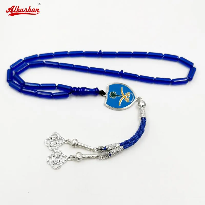 Bracelets Saudi arabia Tasbih men Blue prayer beads muslim Accessories Misbaha Islamic rosary 33 beads Bracelets Eid gift