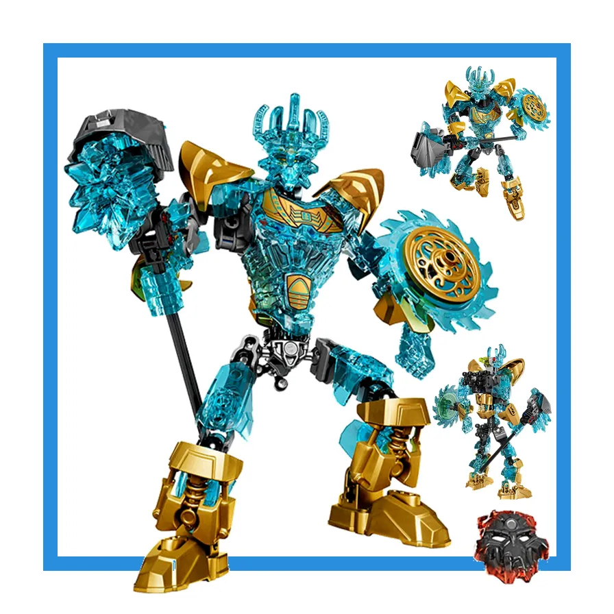 Blöcke kostenloser Service für Sie KSZ 613-1 kompatibel 71312 Biochemical Warrior Bionicle Ekimu The Msdk Maker Bausteinspielzeug 230523