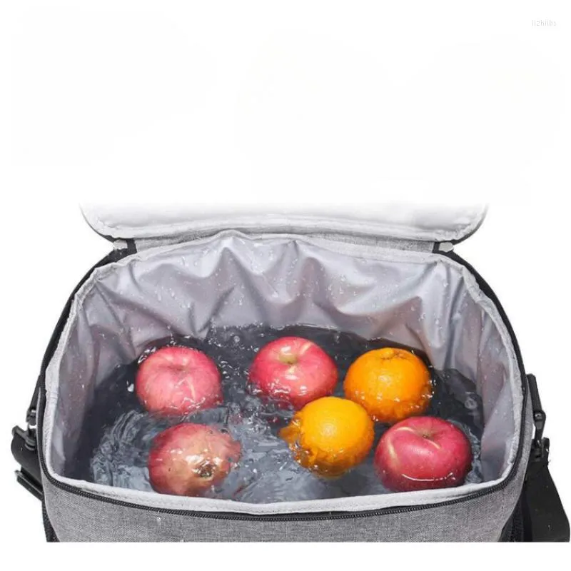 Storage Bags Portable Lunch Bag Oxford Cloth Insulated For School Travel Office Outdoor Home Organizer