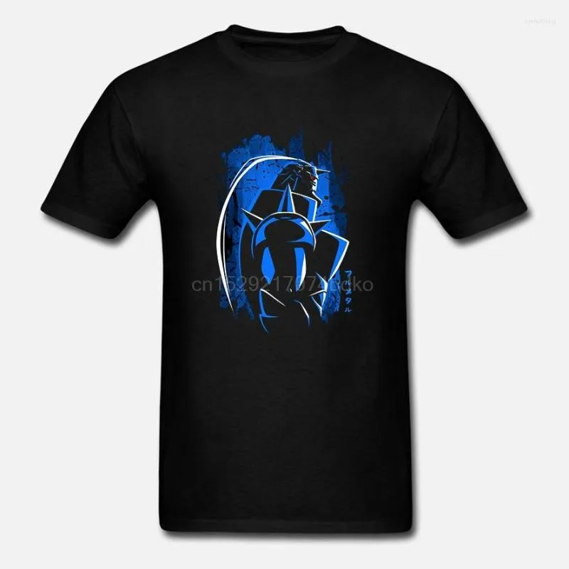 T-shirts pour hommes tache alchimiste Fullmetal chemise d'été Couple hommes col rond coton 3XL à manches courtes T-shirts drôles