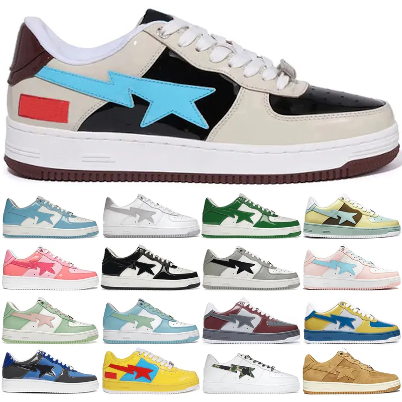 Sk8 Casual Chaussures Hommes Femmes Noir Triple Blanc Vert Brevet Camo Combo Rose Rouge Orange Chaussures Baskets Baskets De Sport