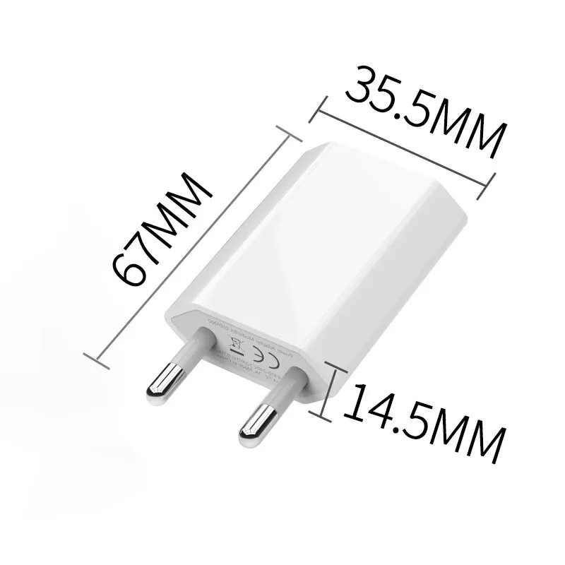 UE US Szybki ładunek UE US Plug Adapter ładowanie Ładowiska Wysokiej jakości ładowarka telefonu komórkowego USB na iPhone'a Samsung Xiaomi