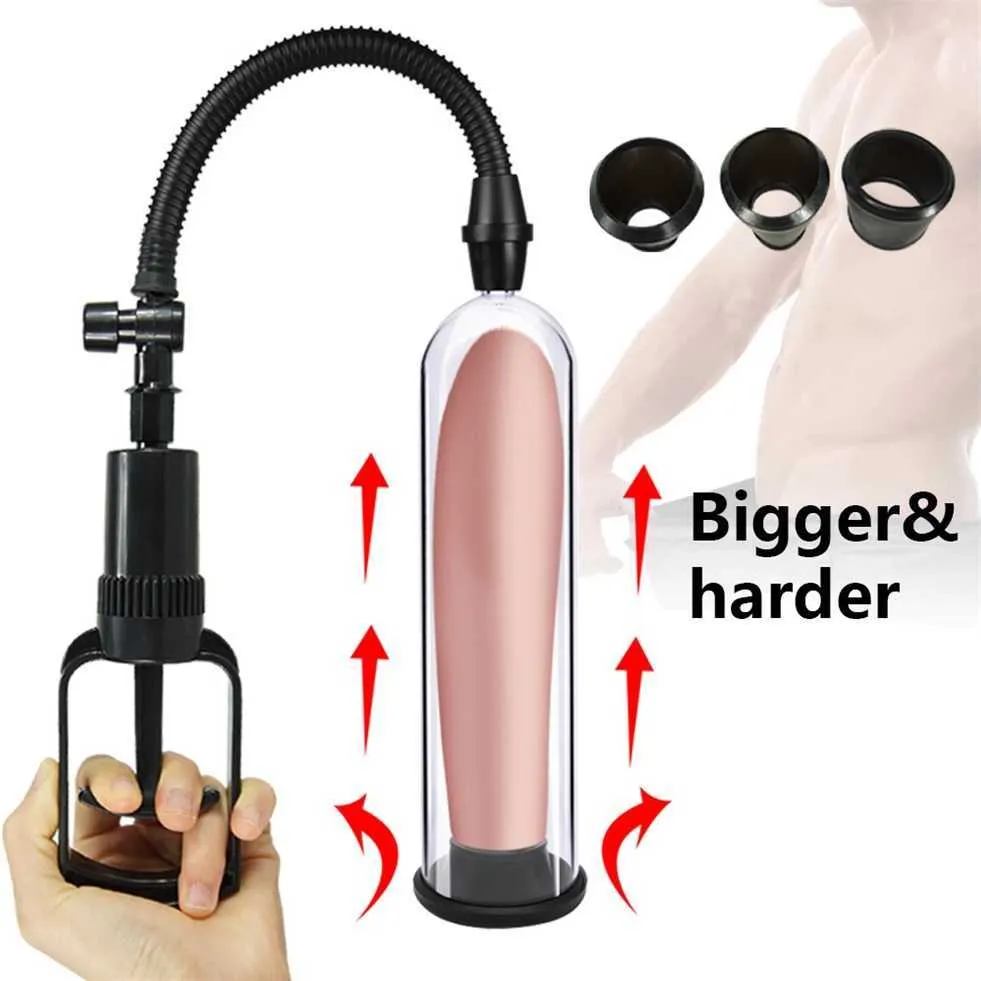 Penis Pump - Manual Vacuum Penis Enlarger Enlargement Extend Pump, Adult  Male Sex Toys, Sex Toys - Pumps & Enlargers - Trainer Sex Toys for Men  Manual