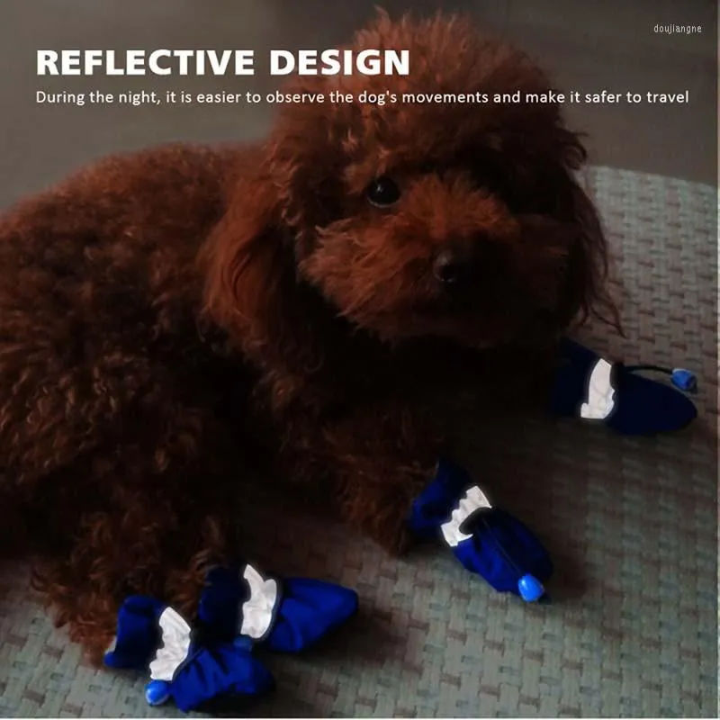 Waterproof Anti Slip Winter Pet Baby Shoes Set For Small Dogs From  Doujiangne, $6.38