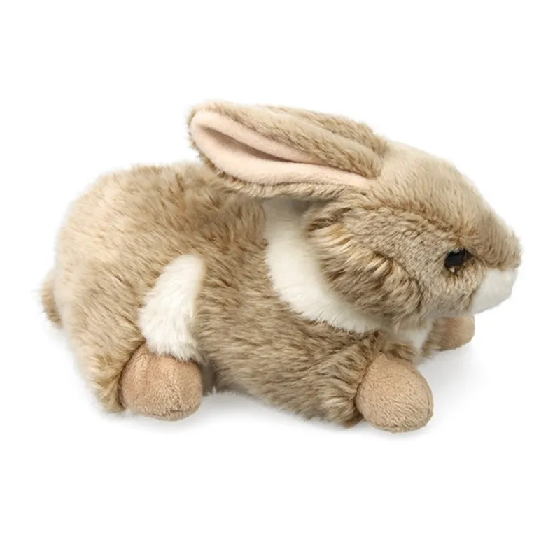 Extect Mabe Baby Brown Rabbits Toys Gift Day Day Doct Doll Smart Plush Family Park Cartionds Спящие хорошие животные талисманы наполненные игрушечные мягкие украшения BA43 F23