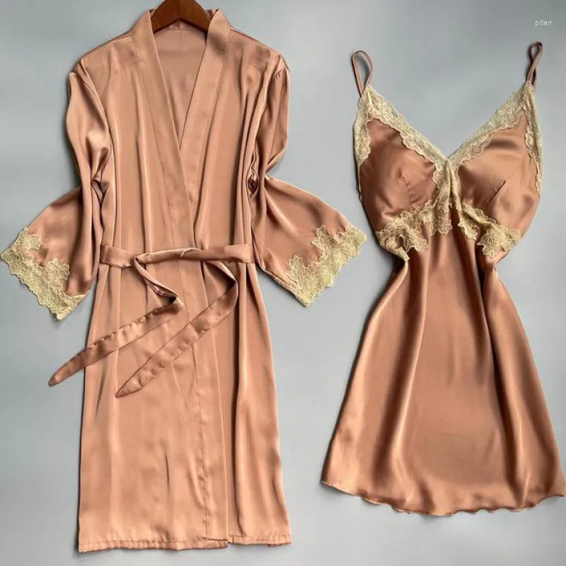 Kimono femme satin hot sale