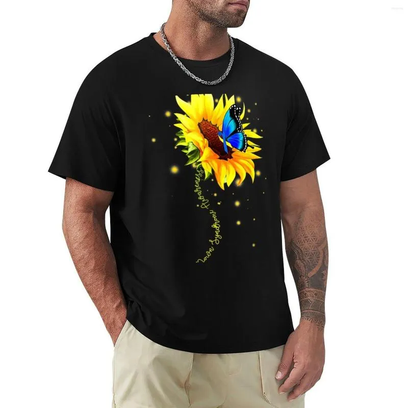 Polos pour hommes Syndrome Tournesol T-Shirt Homme Vêtements Noir T-shirts Chemise Homme