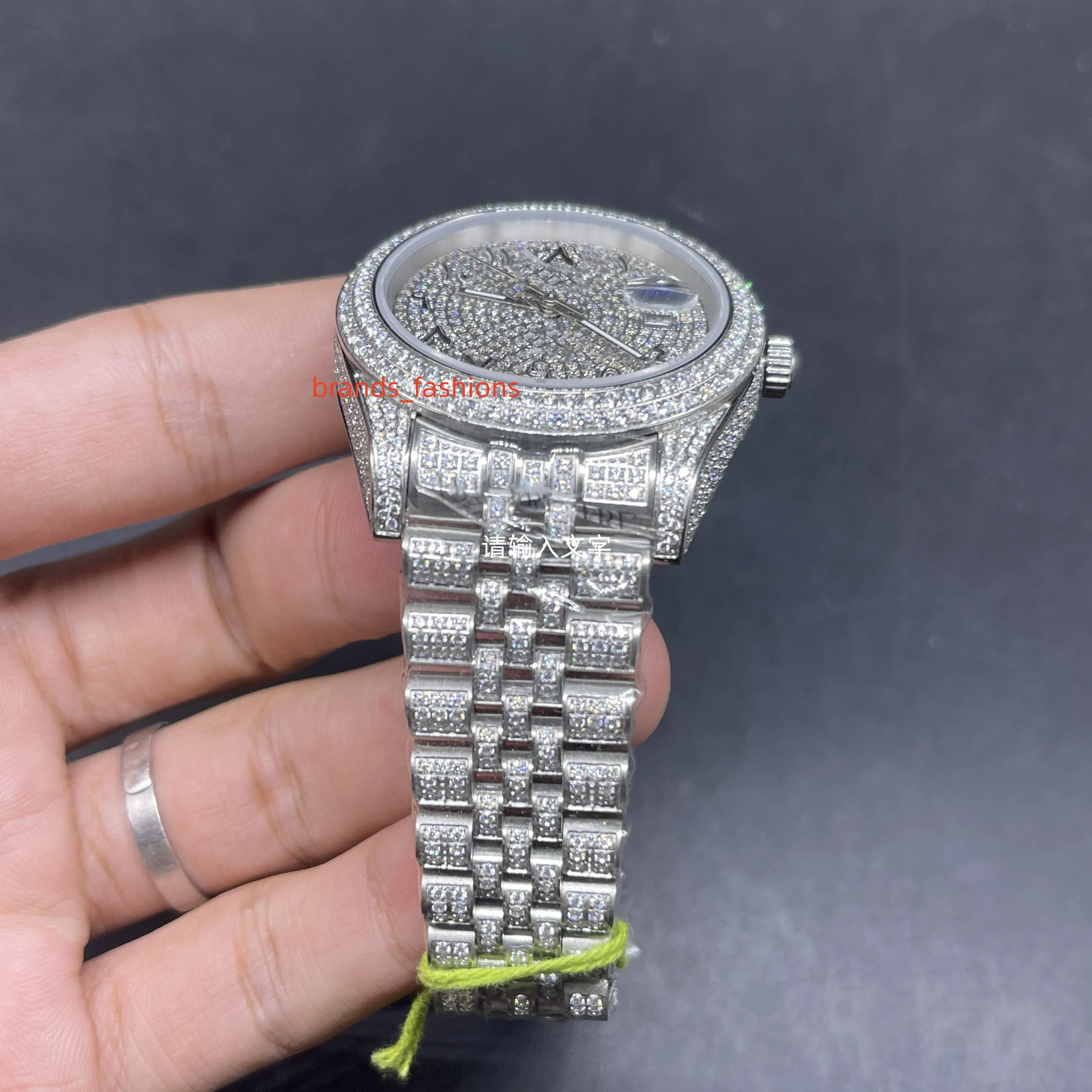 Iced Out Cz Diamond Watch