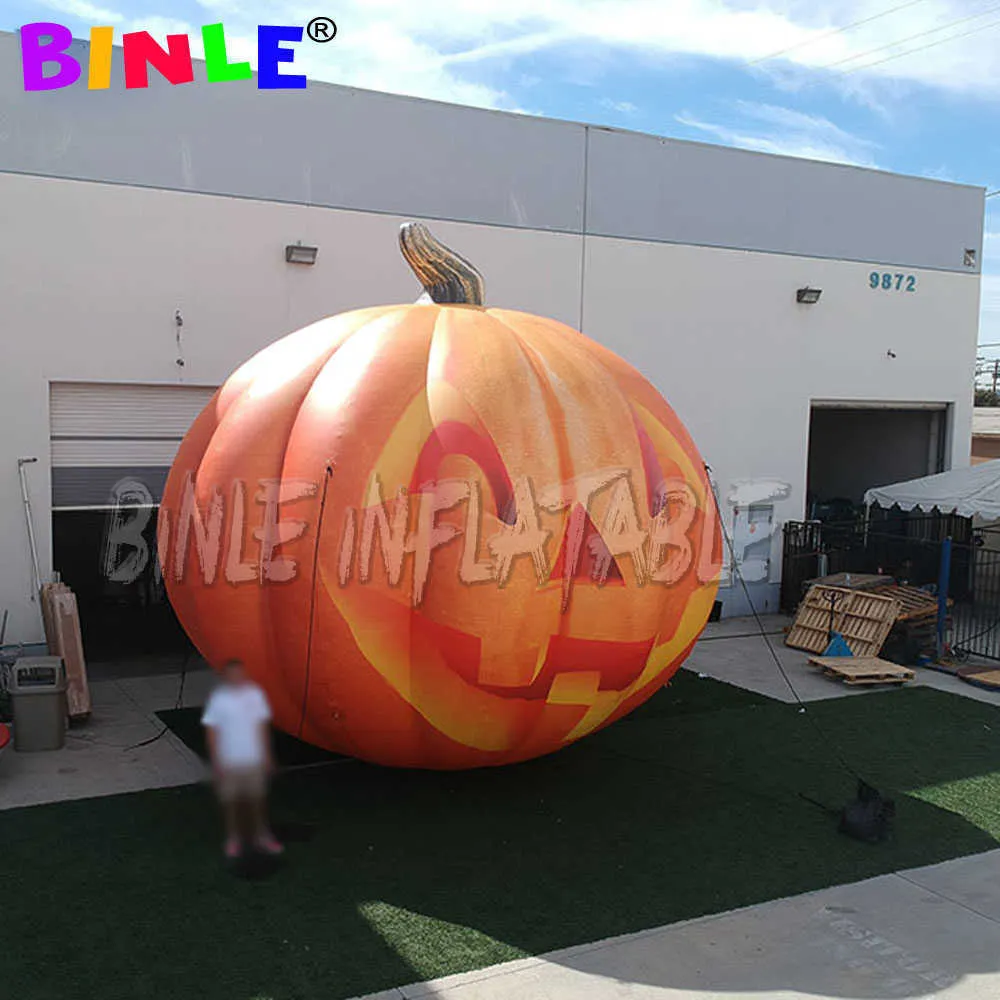 Halloween uppblåsbar pumpa eller jack-o-lyktor formade stora uppblåsbara pumpa ballonger för utomhusdekoration