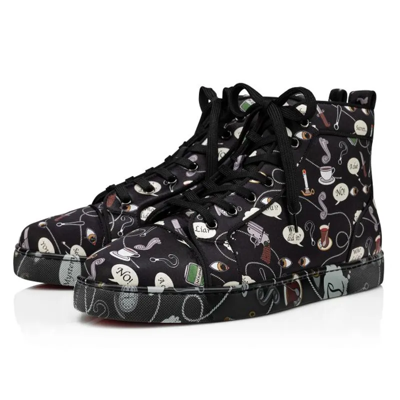 Black red bottom shoes cheap