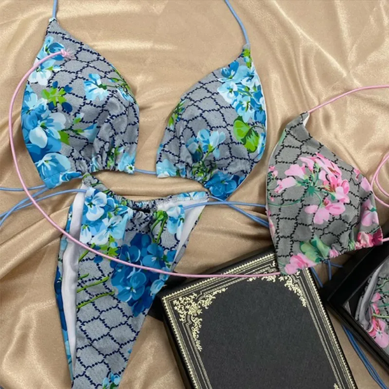 Kvinna bikinis designer baddräkter mode badkläder med två stycken sexiga kvinnor bikini topp simkläder strand bär cyd2305243