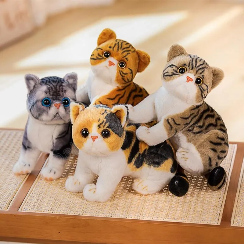 Gato peluche realista new arrivals