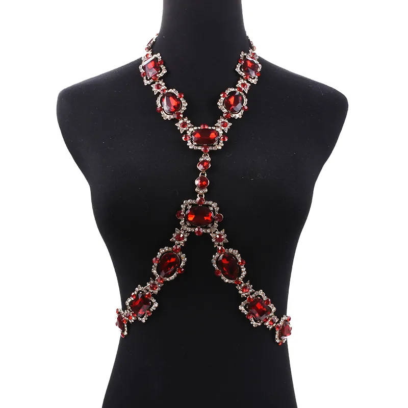 Chokers Fashion Crystal Chaist Chain Chain Cades for Women Indian Maxi Declaração Big Chaker Colares Jóias 230524