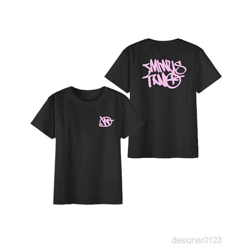 ins Minus Two T Shirt Y2k clothing Harajuku Hip Hop Anime Cartoon Graphic Print Short Sleeve Oversized Top 21023 Gothic T Shirt