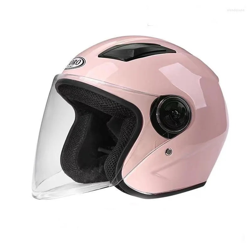 Motorhelmen Half Helmet Racing Fog Safety Unisex Scooter